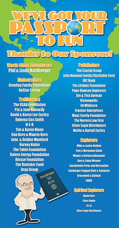 Phil Hardberger Park Conservancy Gala 2015 Sponsors